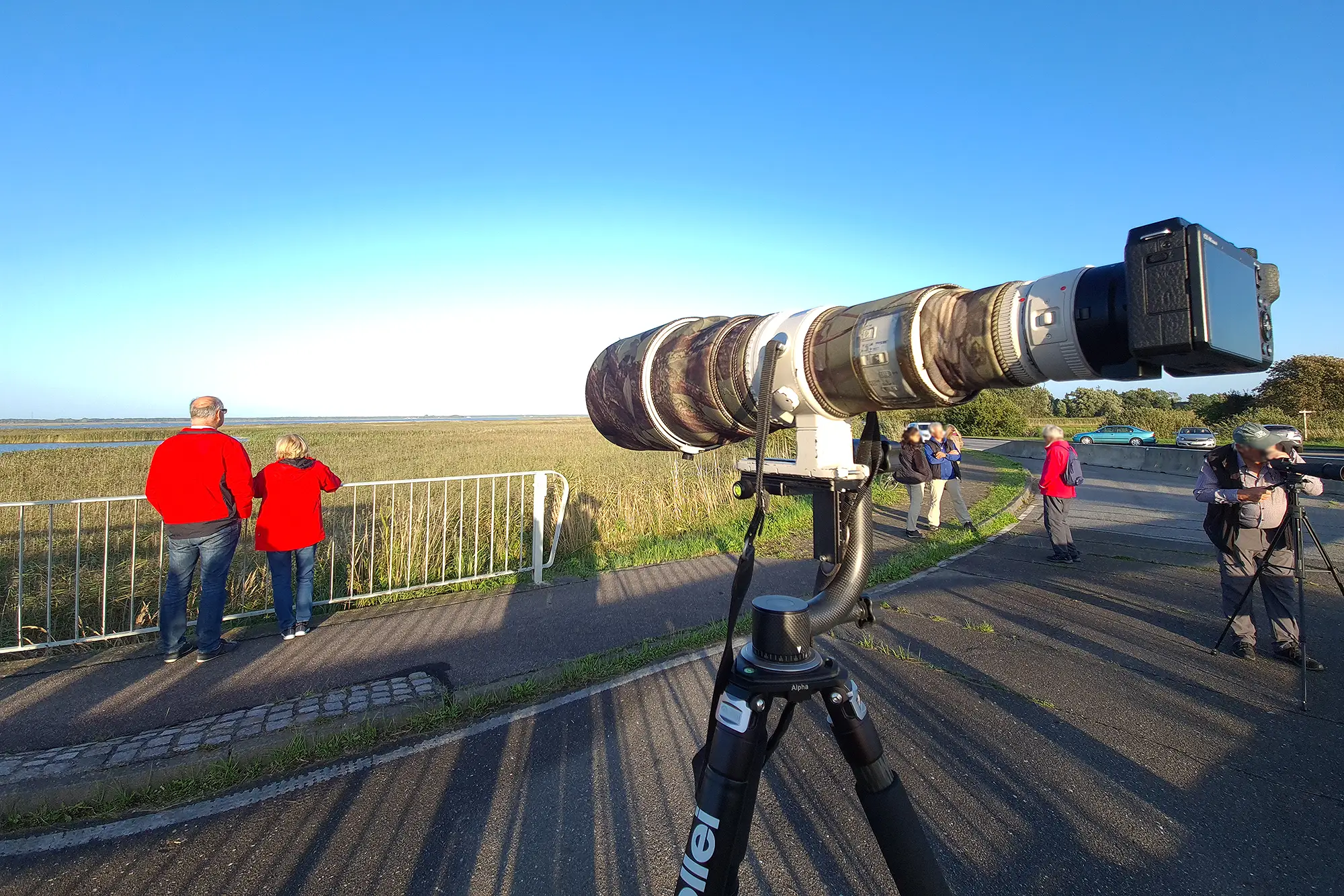 Naturfotografie.de - Hinter den Kulissen - Warten auf Kraniche an der Ostsee Naturfotografie.de - Hinter den Kulissen - Warten auf Kraniche an der Ostsee